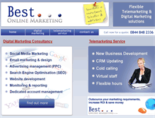 Tablet Screenshot of best-onlinemarketing.co.uk